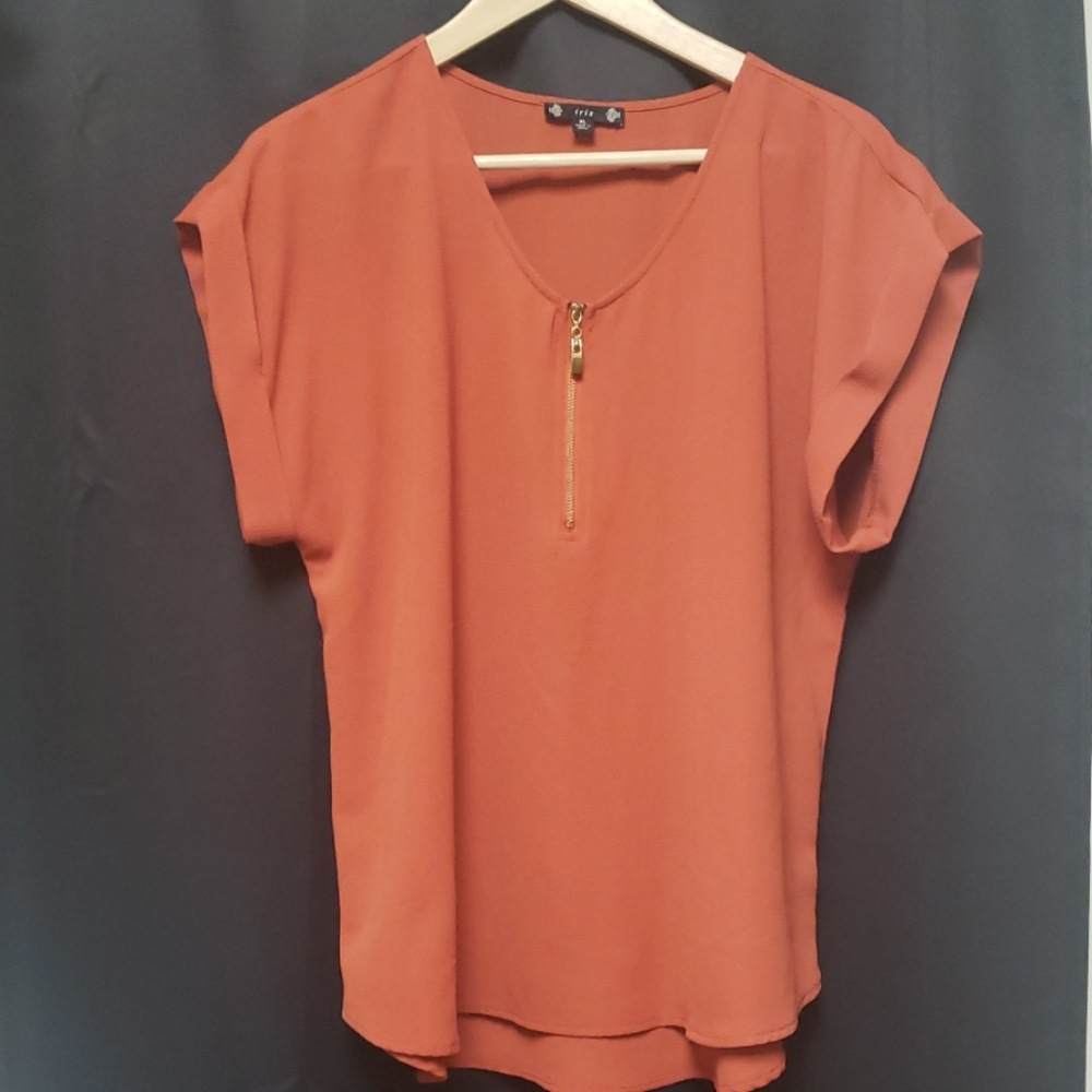 Rust Iris blouse xl